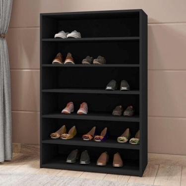 Imagem de Sapateira Lana Preto 5 Prateleiras - CasaH