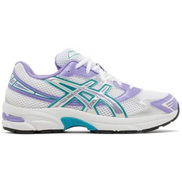 Imagem de ASICS Unissex-Child Gel-1130 Grade School (criança grande), Branco/lavanda espacial, 17
