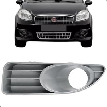 Imagem de Grade Moldura Farol Milha Linea 2008 2009 2010 A 2014 Cinza Com furo -