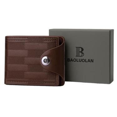 Imagem de Carteira Masculina Modelo Premium Porta Cartões Moedas Bolso Interno c