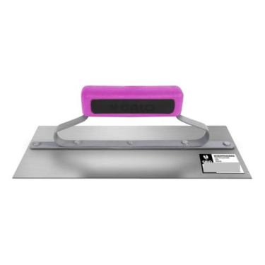 Imagem de Desempenadeira Aço Galo Lisa 305/05 29x12cm Massa Diva Rosa