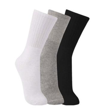 Imagem de Kit 3 Pares Meia Trifil 6313 Cano Longo Algodão Atoalhada, Sortido, 39