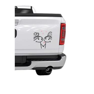 Imagem de Adesivo Para Carro Amor De Meninas - Lojinha Da Luc Adesivos