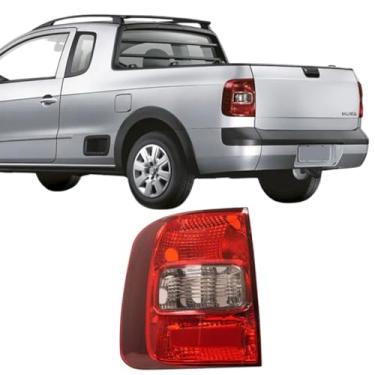 Imagem de Lanterna Traseira Saveiro G5 2009 Ate 2013 Cross Le Re Cristal Sem Neblina