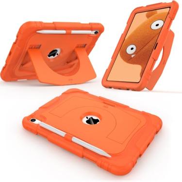 Imagem de CCMAO Capa para iPad 11 polegadas (A16) 2025/iPad 10ª geração 2022 (11 polegadas) com suporte durável, suporte de lápis, capa protetora híbrida resistente à prova de choque para iPad 11/10 gerações