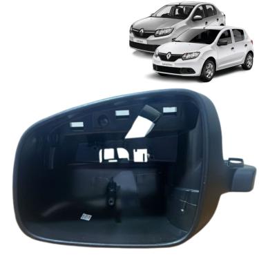 Imagem de Cabeça Corpo Retrovisor Logan Sandero 2014 A 2019 Esquerdo