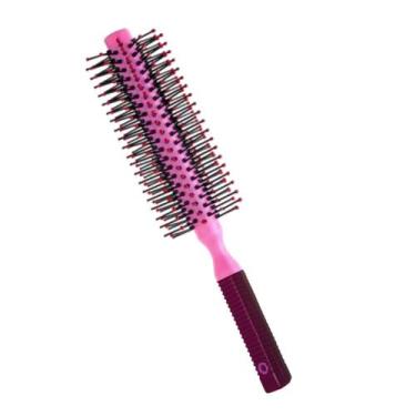 Imagem de Escova Cabelo Sabrina Cilíndrica Dupla Altura Marco Boni, Rosa