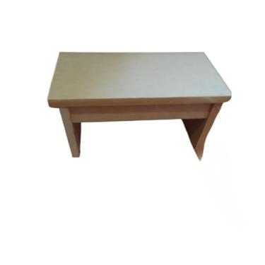 Imagem de Mini banquinho de mdf para salão de beleza estética e manicure crianças pets(Mini banquinho,30CM)