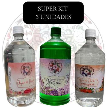 Imagem de Super Kit 3 Unidades, 1 Alfazema, 1 Água de Flor de Laranjeira, 1 Água