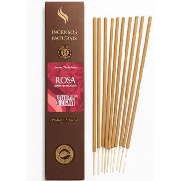 Imagem de Incenso Natural -Rosa - Calmante e Relaxante