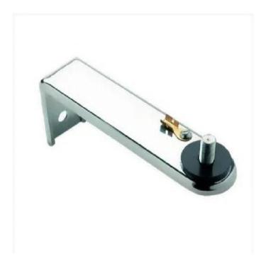 Imagem de Suporte L Cromado Antena Px Marinox B-3025 Aquário Caminhão - Aquario