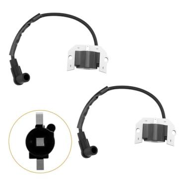 Imagem de Pacote de bobina de ignição 2 peças compatíveis com Kawasaki FH381V FH480V FH541V e mais Kawasaki motor de 4 tempos substitui # 21171-7034, 21171-7001, John Deere AM133525, MIA11064