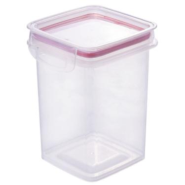 Imagem de Porta mantimentos Hermético Trava Mais 830ml vermelho Plasutil ref.9930