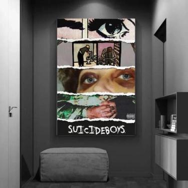 Imagem de Adesivos Decorativos Vintage Do Cantor Suicideboy Para Casa, Bar, Café