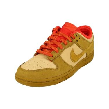 Imagem de Nike Tênis feminino Nike Dunk Low, Sésamo/bronzine-picante vermelho, 37