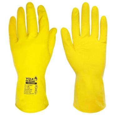 Imagem de Luva de Limpeza Multiuso Impermeável Latéx Antederrapante Volk