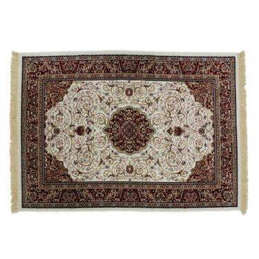 Imagem de Passadeira Persa Belga Clássico 066x220m Lavável com Franjas Sala Quar