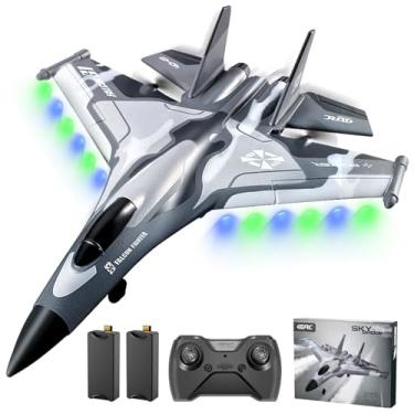 Imagem de 4DRC G1 Rc Avião 2.4Ghz 4 Canais 6 Eixos Giroscópio Estabilizador Rtf Planador Avião Avião Jato Caça Brinquedos, Fácil De Voar Presente De Natal Avião De Caça Para Adultos Crianças Iniciantes Menin