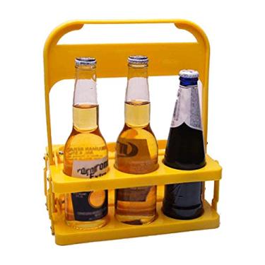 Imagem de Rack de vinhos de bancada, 6 garrafas, suporte de vinho de bancada, suporte de bebidas, dobrável, suporte de cerveja, suporte de vinho para festa, suporte de vinho para armazenamento de vinho (cor: C)