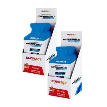Imagem de 2 x Hydramaxi Gel Carb Repositor Energético 10 Sache Sudract, Morango
