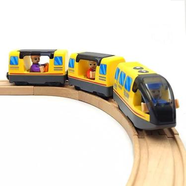 Imagem de Train DSHMIXIA operado por bateria para crianças com conjunto de trilh