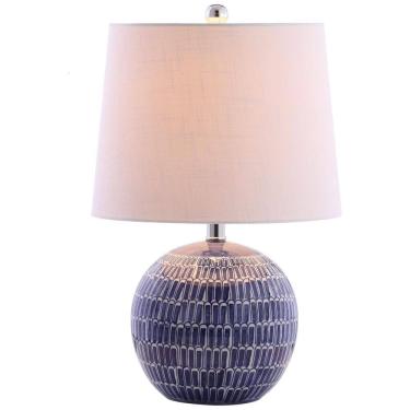 Imagem de Abajur Luminária de Mesa em Cerâmica, Estilo Contemporâneo com 53 cm de Altura para Quarto, Sala de Estar e Escritório, 110V 100W