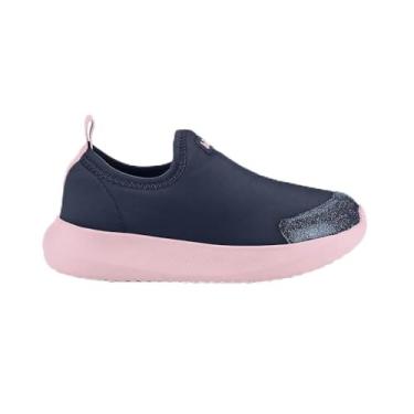 Imagem de Tênis Infantil Bibi Flash Azul Marinho com Rosa 24