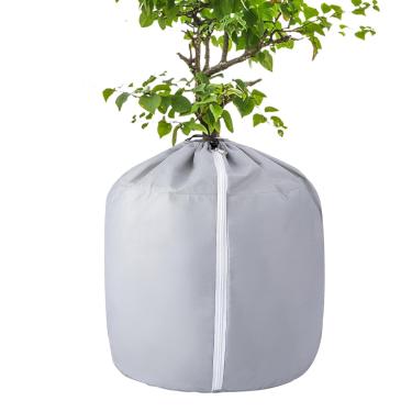 Imagem de Coberturas de geada para plantas ao ar livre | Proteção de cobertura de plantas de inverno com cordão e zíper, sombra resistente para jardim vaso de flores externo grama morango paisagem vegetal