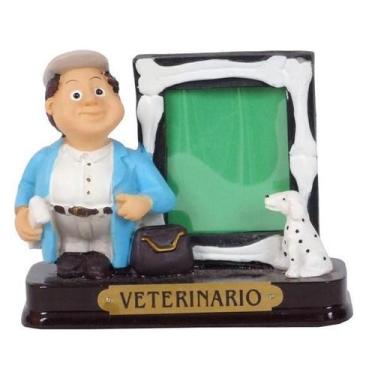 Imagem de Miniatura Veterinário De Resina Com Porta Foto 8 Cm - Meerchi