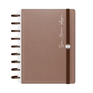 Imagem de Caderno De Disco Iscool Inteligente 140 Folhas Personalizado Solid Metallic Capuccino M+