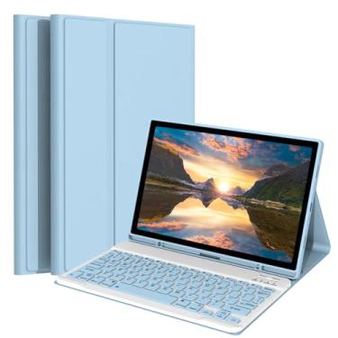 Imagem de Ocricll Case with Keyboard for Samsung Galaxy Tab A8 (Blue)