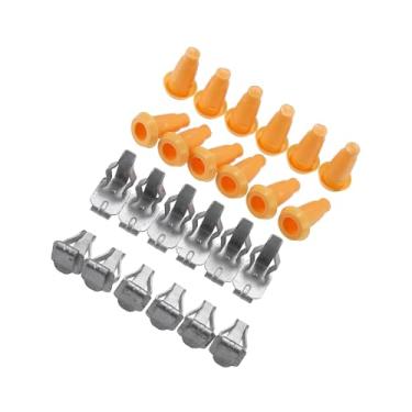 Imagem de VekAuto 24 peças de plugue e clipe de moldura do painel da porta frontal para Chevrolet Camaro Nova Impala para Buick Skylark para Oldsmobile para Pontiac Ventura Retentores de plugue de montagem de