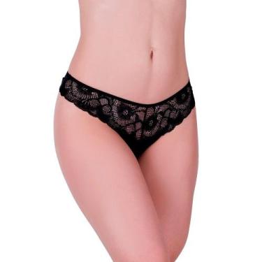 Imagem de Calcinha Raíssa Cor:PretoTamanho:M - MTX Moda, Preto, M