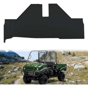 Imagem de A & UTV PRO Tapete de borracha para forro de piso frontal para Kawasaki Mule 3010 4000 4010 2005-2025 acessórios, substitui #KAFT4-013