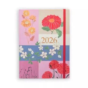 Imagem de Agenda 2026 ana luiza semanal mesa garden rosa - TECA