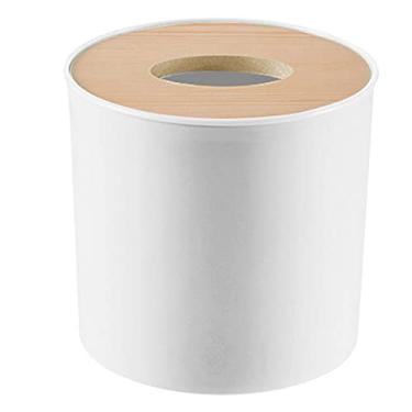 Imagem de Dispenser de Papel Toalha Madeira Capa Caixa Higiênico Suporte para Bancadas Banheiro Cozinha Casa Extração Estilo Moderno Alto Sanitário Amplamente A