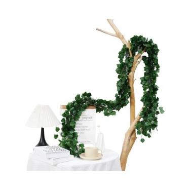 Imagem de Guirlanda De Folhas De Hera Artificial De 2,0M Para Decoração De Casa,