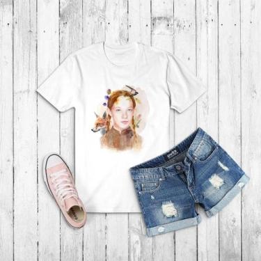 Imagem de Camiseta Tshirt Anne with an E - Série - Netflix, Feminina - KOUPES, M