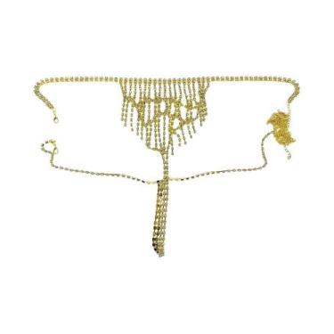 Imagem de Conjunto De Lingerie Feminina Com Sutiã De Rede Com Strass E Tanga, Jo