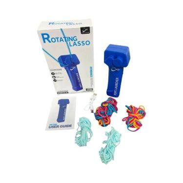 Imagem de Brinquedo Elétrico Lançador De Corda Para Gatos Com Luz Noturna, Fio G