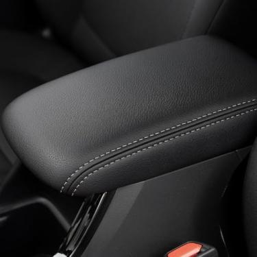 Imagem de YWNN Capa de apoio de braço de couro para Toyota Corolla Cross 2020–2026 12ª geração – Substituição de tecido antiarranhões, à prova d'água, atualização interna de luxo