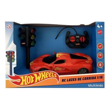 Imagem de Hot Wheels Rc Luzes De Corrida Vermelho Br2446