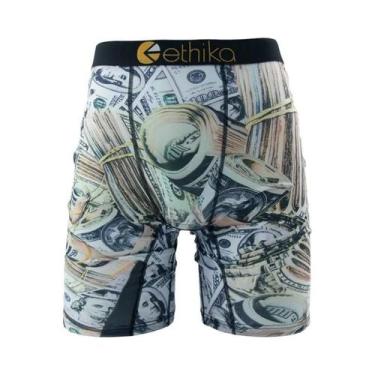 Imagem de Cuecas Boxer Masculinas plus Size Em Malha Respirável ETHIKA 1 Peça S-