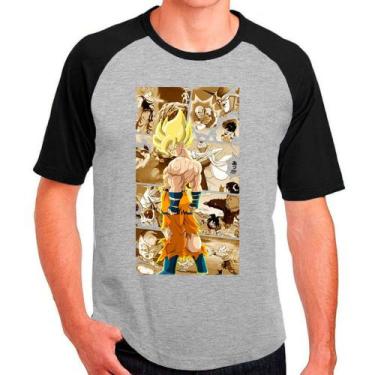 Imagem de Camiseta desenho dragon ball z camisa masculina lançamento 01 - DESIGN