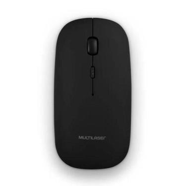 Imagem de Mouse Sem Fio Multilaser, 1600 DPI, 2.4ghz, Recarregável, Silencioso, 