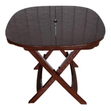 Imagem de Kit Mesa e Cadeiras Kit 1 Mesa Dobrável de Plástico + 2 Cadeiras Estrutura e Assentos em Plástico