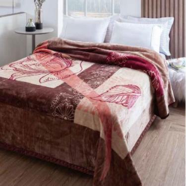 Imagem de Cobertor King Raschel Plus Jolitex Ternille 2,20 x 2,40, Brown Pod