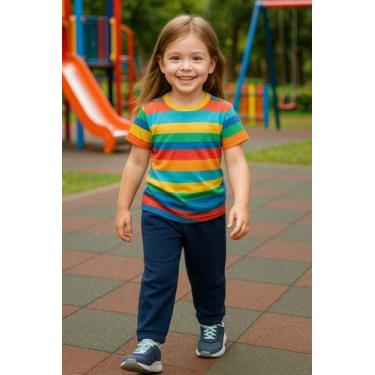 Imagem de Calça Moletom Infantil Flanelada Unissex  Quentinha, Confortável e Mac