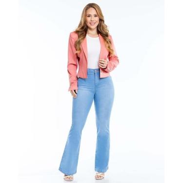 Imagem de Calça Jeans Feminina Flare Petit - 31358, Azul claro, 44