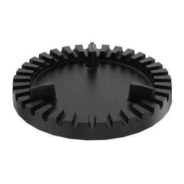 Imagem de Espalha Chama para Fogão Industrial Libaneza Queimador Duplo Interno em Ferro Fundido 8,5cm Preto